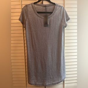 brand new with tags Cotton On Tina Tshirt dress size small steel burnout grey